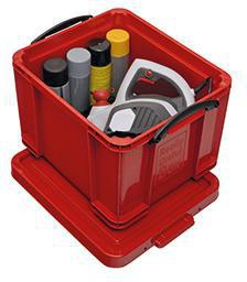 Aufbewahrungsbox Really Useful Box 48 x 31 x 39 cm (B x H x T) DIN A4 35l Polypropylen rot REALLY USEFUL BOX