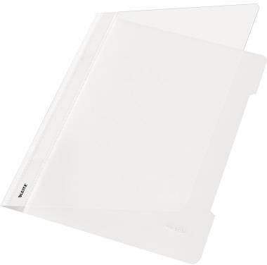 Schnellhefter Leitz DIN A4 Polypropylenfolie weiß Leitz DIN A4 Polypropylenfolie weiß LEITZ