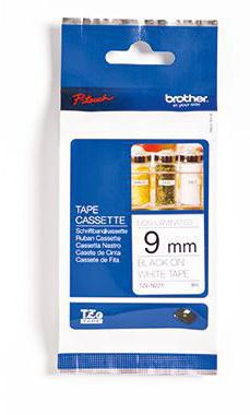Schriftbandkassette Brother P-touch TZe-N221 9 mm x 8 m (B x L) weiß schwarz BROTHER