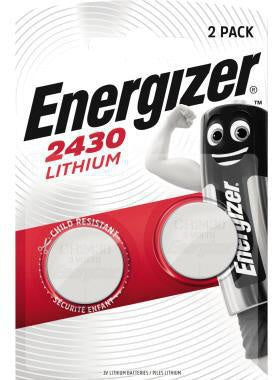 Knopfzelle Energizer® Lithium CR2430 3V 2 St/Pack Energizer® Lithium CR2430 3V 2 St/Pack ENERGIZER