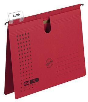 Hängehefter ELBA chic® ULTIMATE® DIN A4 240g/m² Karton rot 5 St/Pack ELBA