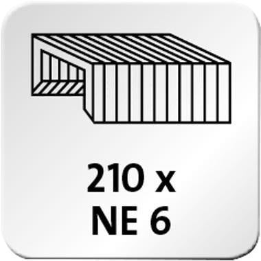 Elektroheftgerät NOVUS B 90EL fest 20 Bl (80 g/m²) NE6 Kunststoff grau NOVUS – Ansicht 3