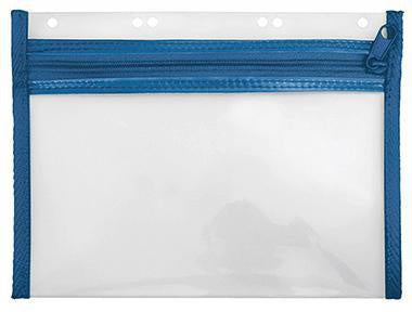 Reißverschlusstasche Veloflex VELOBAG® XXS Eurolochung Polypropylen blau VELOFLEX