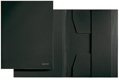 Jurismappe Leitz DIN A4 Pendareckarton 100 % recycelt schwarz LEITZ
