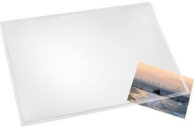 Schreibunterlage Läufür Durella 60 x 40 cm (B x H) ohne Folienauflage Kunststoff transparent LÄUFER