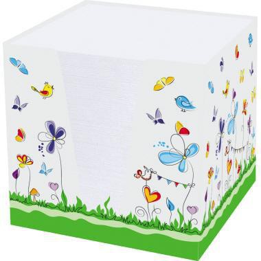 Zettelbox RNK Verlag 92 x 92 x 92 cm (B x H x T) 9 x 9 cm (B x H) 900 Bl gefüllt Karton RNK VERLAG