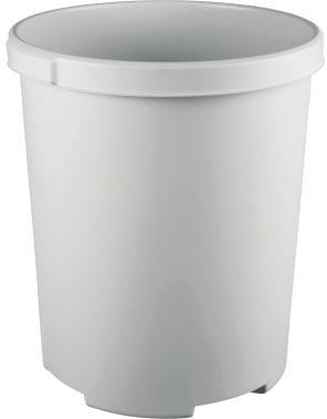 Papierkorb HAN KLASSIK XXL 43 x 49 cm (D x H) 50l Polypropylen Farbe: lichtgrau 1 Sortierfach HAN