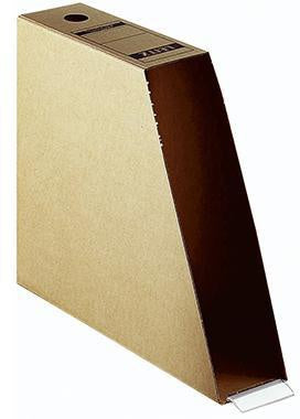 Stehsammler Leitz 8 x 325 x 27 cm (B x H x T) DIN A4 Werkstoff: Wellpappe recycelt/Natronpapier kaschiert naturbraun LEITZ