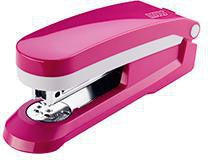 Heftgerät NOVUS E 25 24/6 26/6 fest/lösbar/nageln 25 Bl (80 g/m²) inkl 200 Heftklammern 24/6 Metall/Kunststoff pink NOVUS