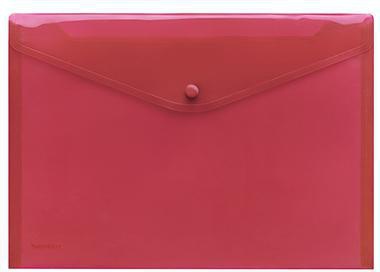 Sammelhülle FolderSys DIN A4 quer Polypropylen rot transparent 10 St/Pack FOLDERSYS