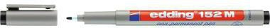 Folienstift edding 152 M 1mm schwarz nicht dokumentenecht EDDING