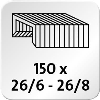 Heftgerät NOVUS B 4 24/6 24/8 26/6 26/8 fest/lösbar/nageln 40 Bl (80 g/m²) inkl 200 Heftklammern 24/6 DIN SUPER – Ansicht 4