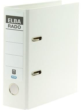 Ordner ELBA rado plast 75mm DIN A5 Werkstoff: Pappe Material der Kaschierung außen: PVC Material der Kaschierung innen: PVC
