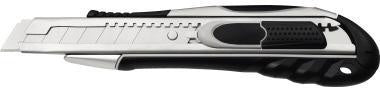 Cutter Westcott Duo Safety 18mm 196mm Stahl silber/schwarz WESTCOTT