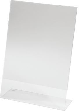 Tischaufsteller SIGEL schräg 213 x 302 x 78 cm (B x H x T) DIN A4 einseitig verwendbar Beschriftungsschild auswechselbar