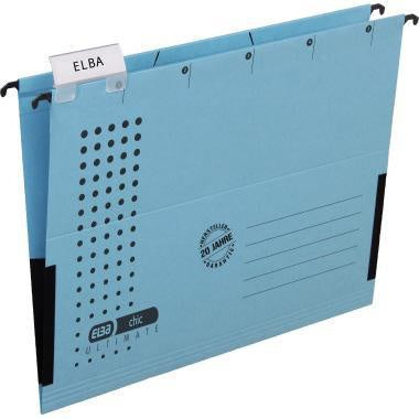 Hängetasche ELBA chic® ULTIMATE® DIN A4 240g/m² Karton blau ELBA