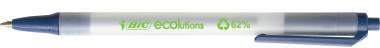 Kugelschreiber BIC® Clic Stic ecolutions® 04mm blau dokumentenecht Farbe des Schaftes: frostig/transparent BIC