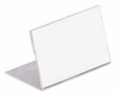 Tischnamensschild DURABLE 150 x 61 mm (B x H) Acryl transparent 10 St/Pack DURABLE