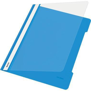 Schnellhefter Leitz DIN A4 Polypropylenfolie hellblau Leitz DIN A4 Polypropylenfolie hellblau LEITZ