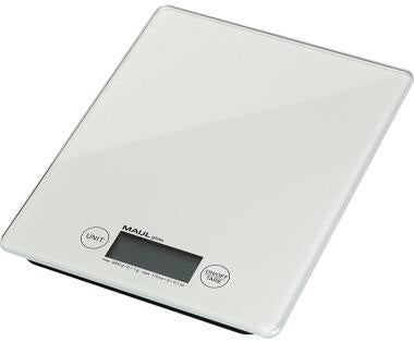 Briefwaage MAUL MAULgloss 4 g 5kg ohne Netzanschluss weiß MAUL