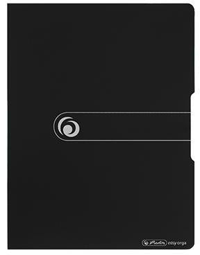 Klemmbrettmappe Herlitz Express-Clip easy orga to go 24 x 33 cm (B x H) Kunststoff schwarz HERLITZ