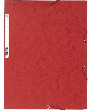 Sammelmappe Exacompta DIN A4 400g/m² Colorspankarton rot EXACOMPTA