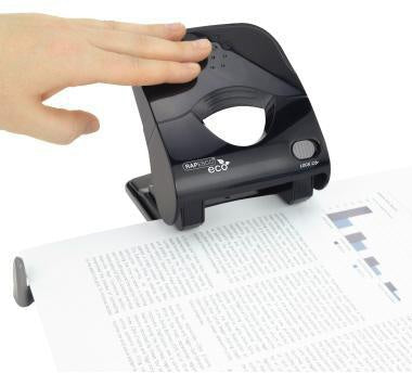 Locher RAPESCO ECO X5-30ps 8cm 30 Bl (80 g/m²) mit Anschlagschiene schwarz RAPESCO – Ansicht 5