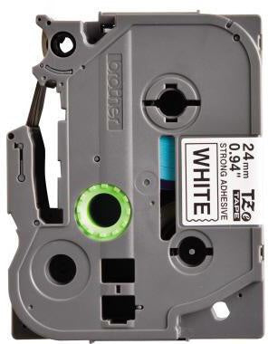 Schriftbandkassette Brother P-touch TZe-S251 24 mm x 8 m (B x L) weiß schwarz BROTHER