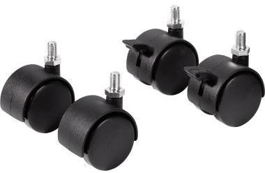 Rollen für Moderationstafel FRANKEN Moderationstafeln X-tra! Line ECO PRO Kunststoff schwarz 4 St/Pack FRANKEN