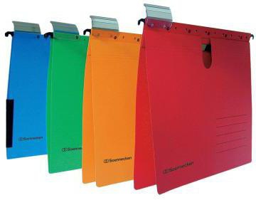 Hängehefter Soennecken DIN A4 220g/m² Recyclingkarton grün 25 St/Pack SOENNECKEN – Ansicht 3