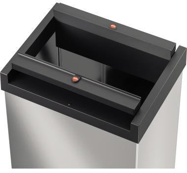 Abfalleimer Hailo Big-Box Swing L 35l Edelstahl edelstahl 1 Sortierfach HAILO