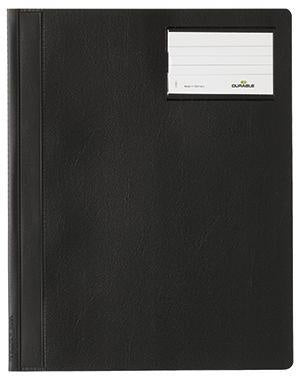 Schnellhefter DURABLE DIN A4 Überbreite Hartfolie schwarz DURABLE