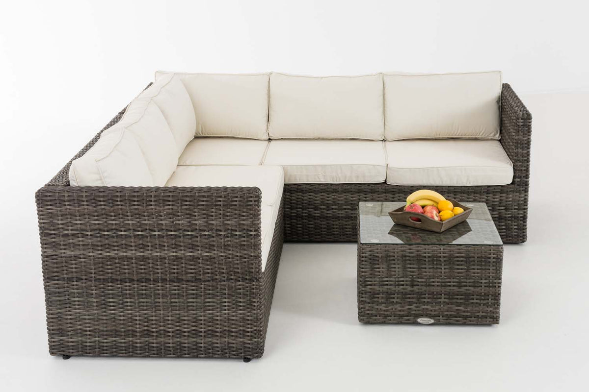 Ecksofa-Garnitur Liberi 5mm Cremeweiß – Ansicht 2