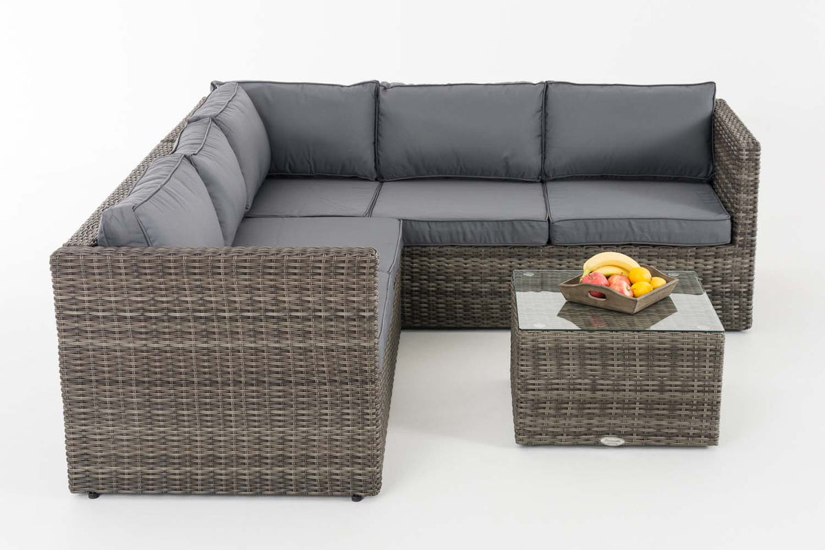 Ecksofa-Garnitur Liberi 5mm Eisengrau – Ansicht 2