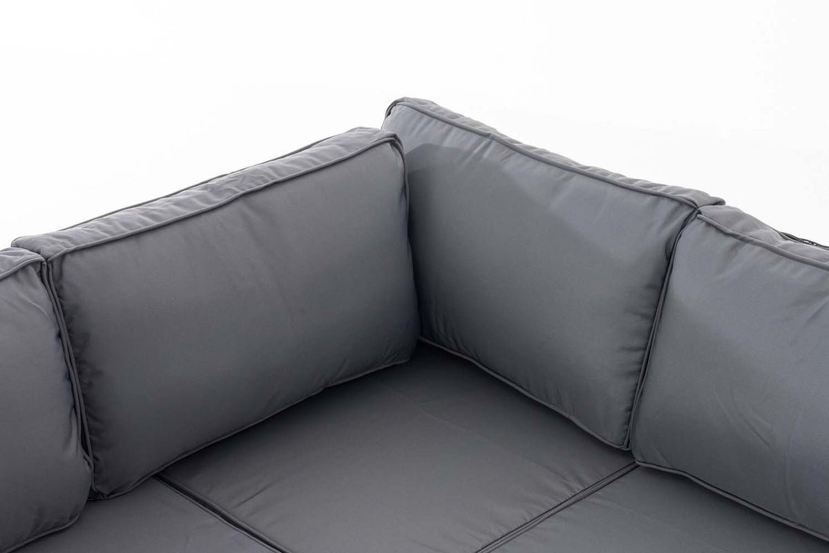 Ecksofa-Garnitur Liberi 5mm Eisengrau – Ansicht 19