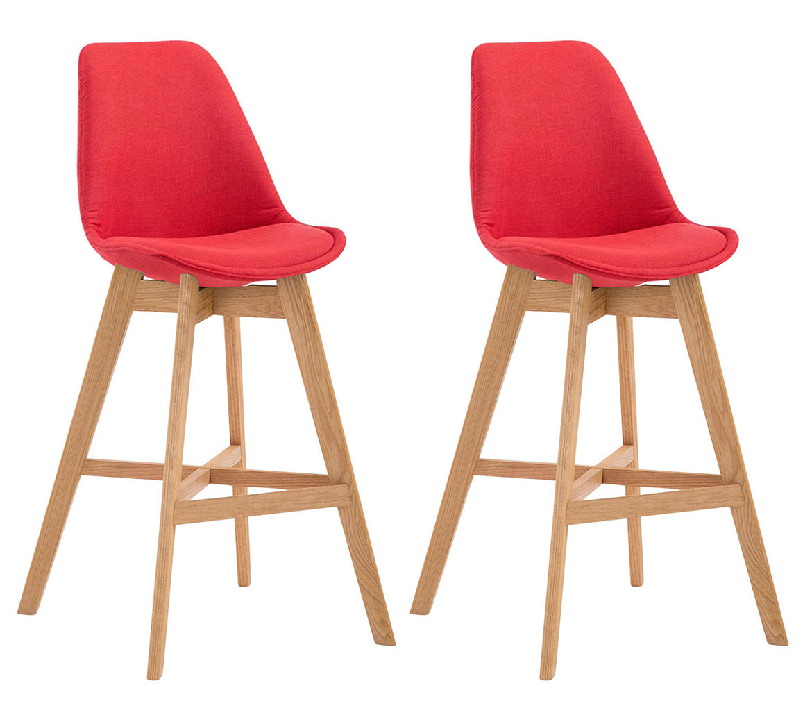 2er Set Barhocker Cannes Stoff natura – Ansicht 8