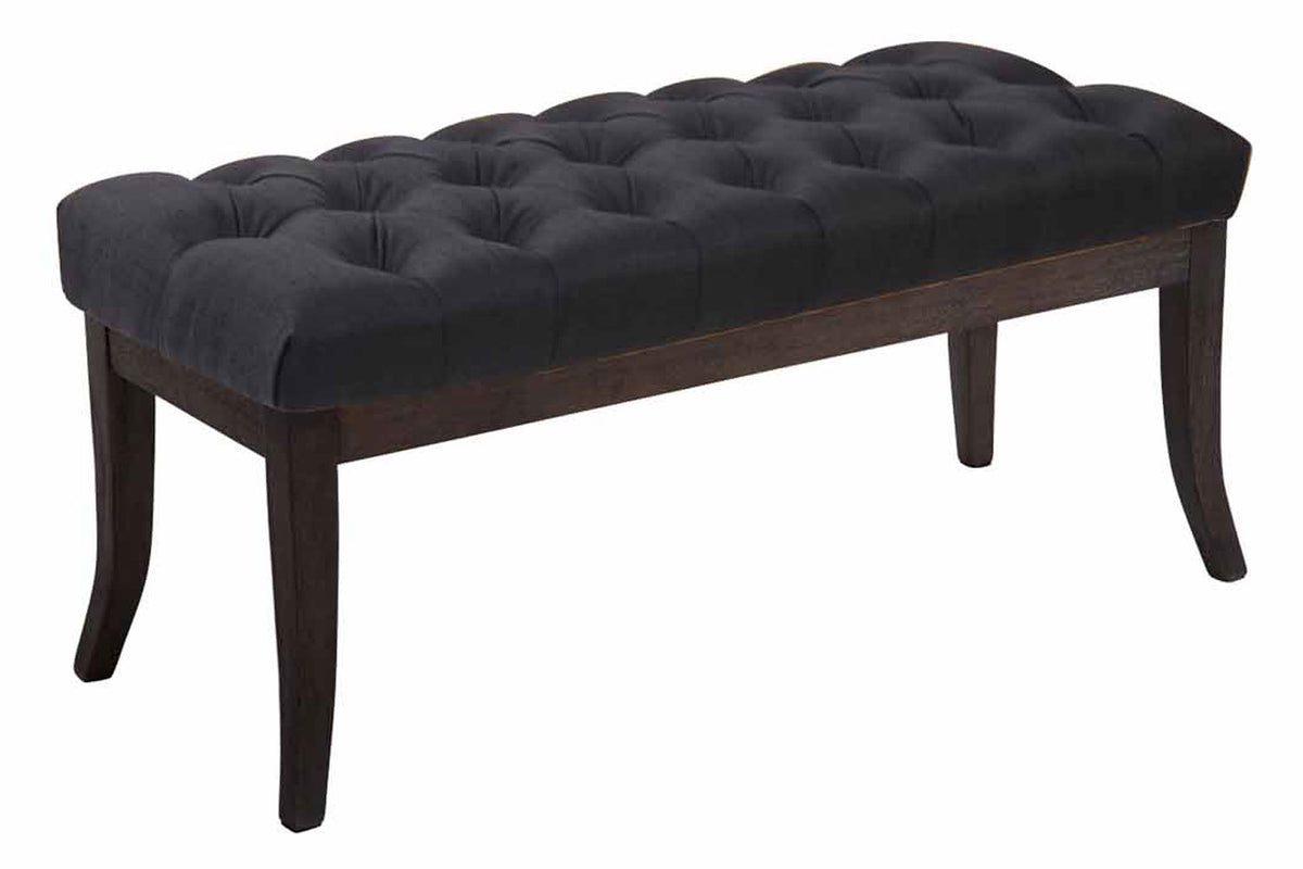 Sitzbank Ramses Stoff antik-dunkel 100 cm