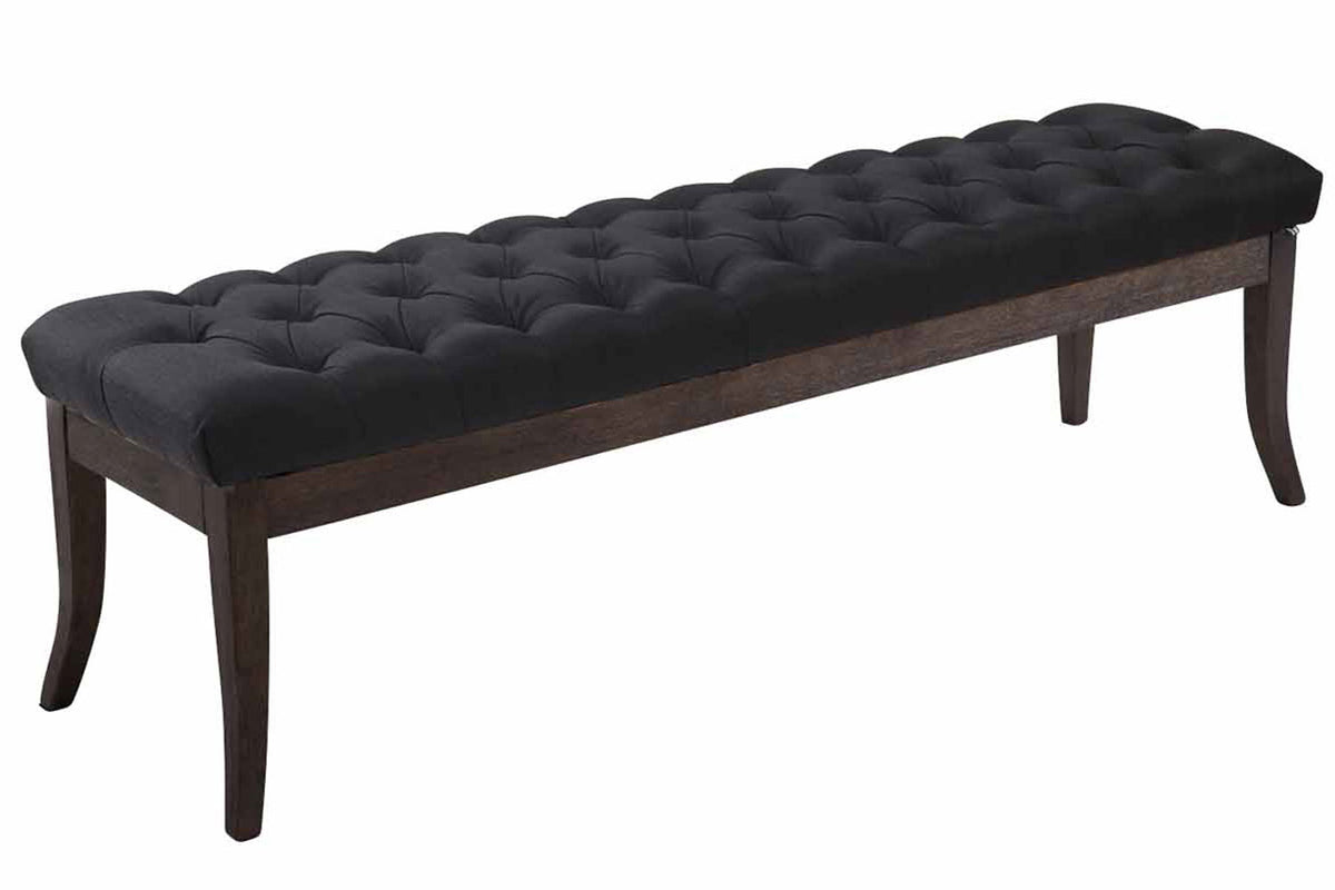 Sitzbank Ramses Stoff antik-dunkel 150 cm