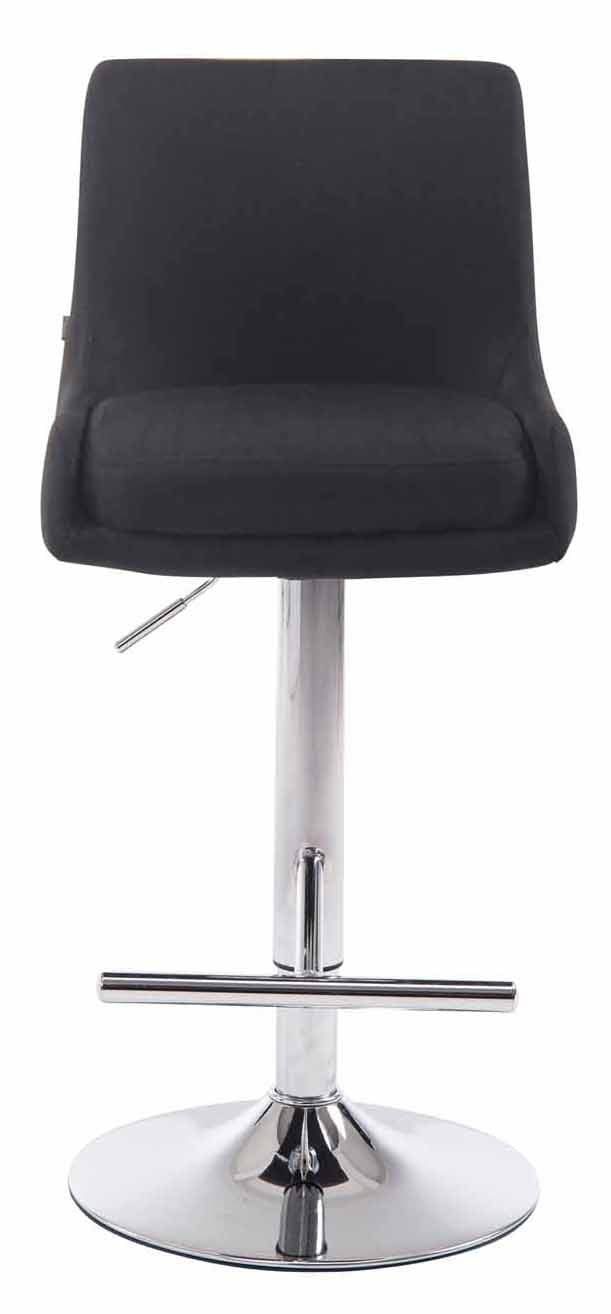 2er Set Barhocker Club Stoff chrom – Ansicht 5