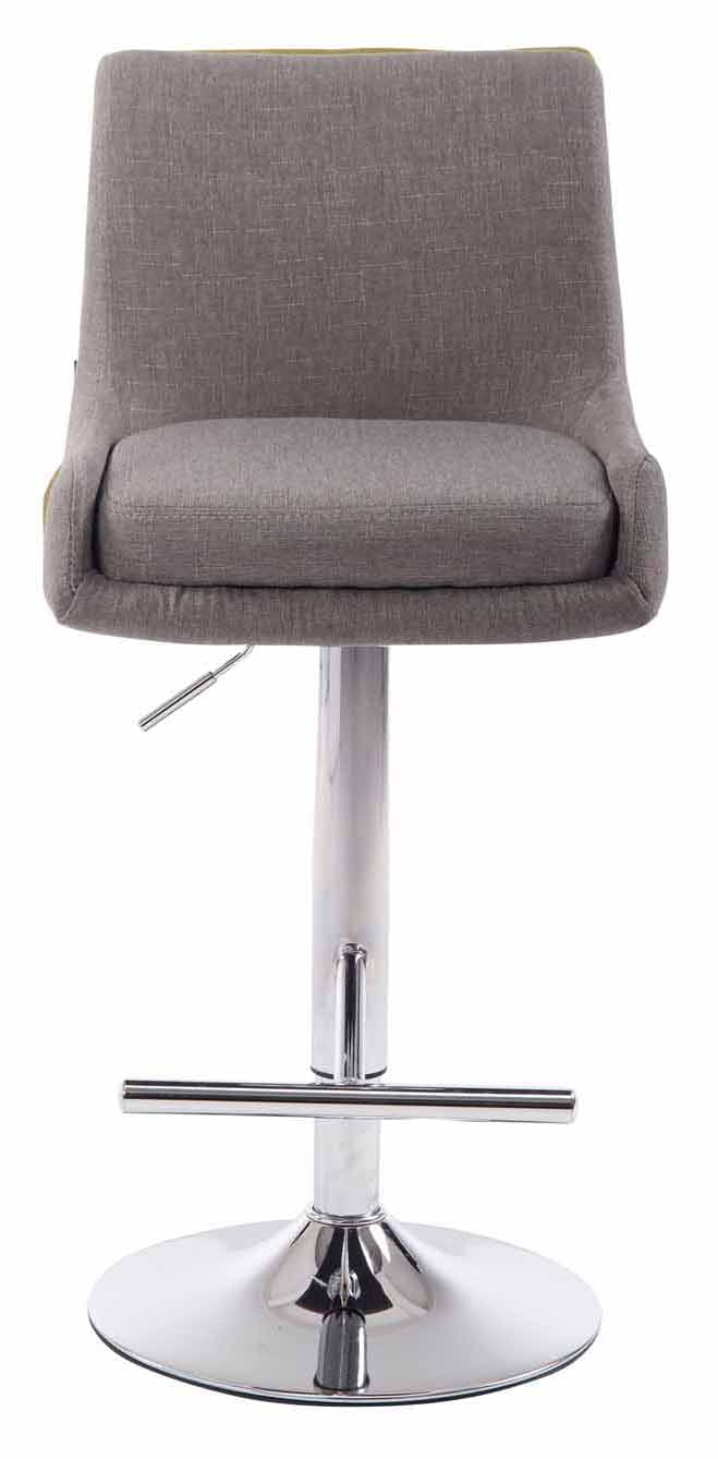 2er Set Barhocker Club Stoff chrom – Ansicht 14