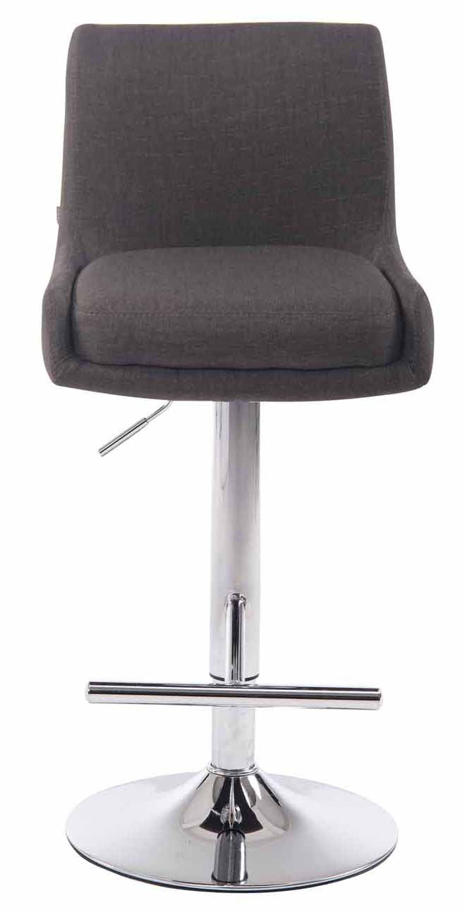 2er Set Barhocker Club Stoff chrom – Ansicht 17