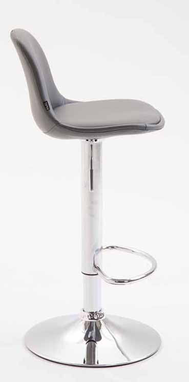 2er Set Barhocker Kiel Vollgepolstert Kunstleder chrom – Ansicht 19