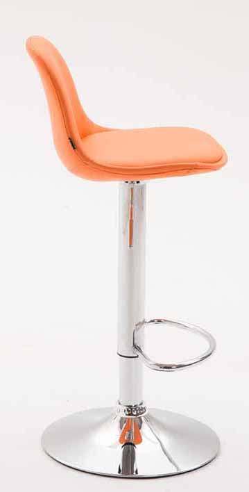 2er Set Barhocker Kiel Vollgepolstert Kunstleder chrom – Ansicht 3