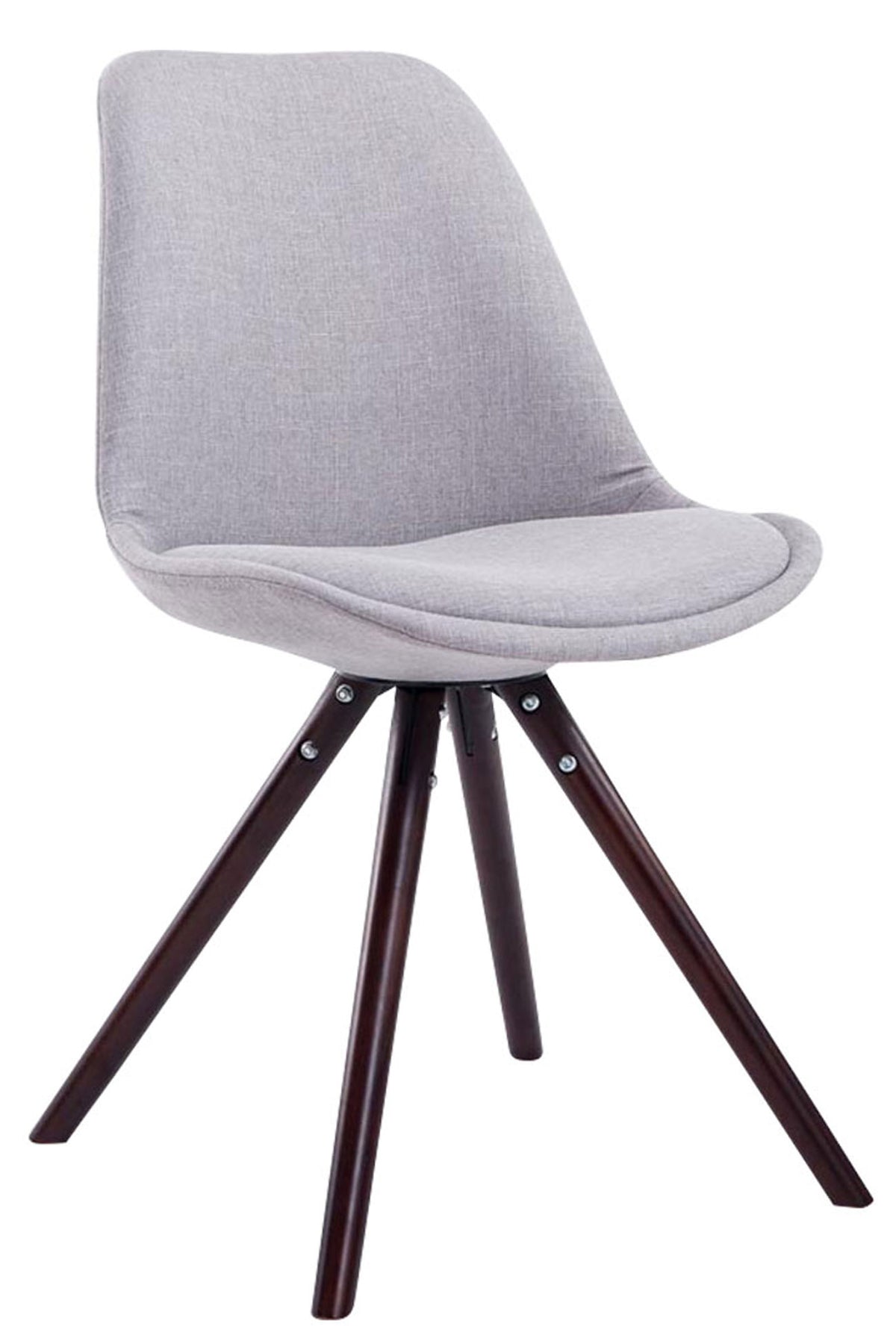 Besucherstuhl Toulouse Stoff Cappuccino Rund – Ansicht 14