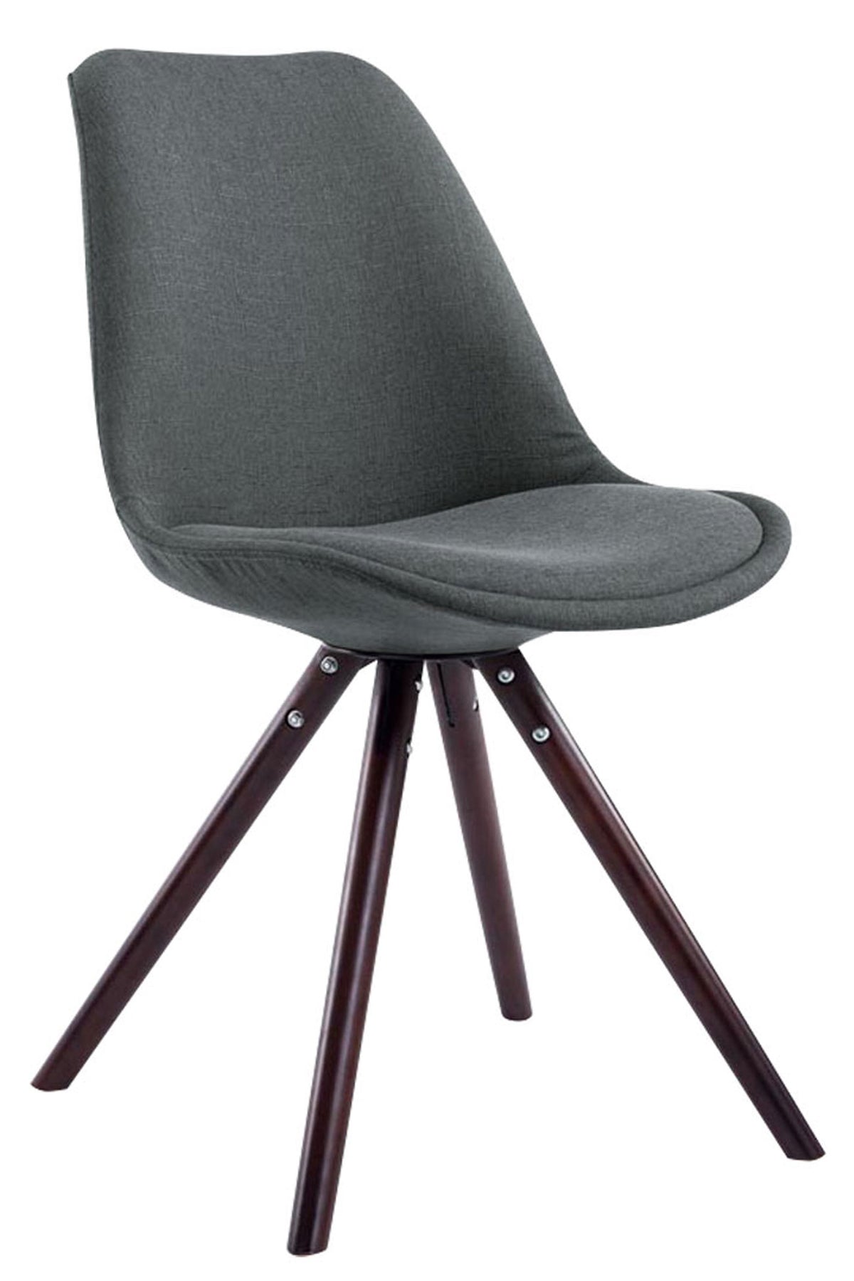 Besucherstuhl Toulouse Stoff Cappuccino Rund – Ansicht 7