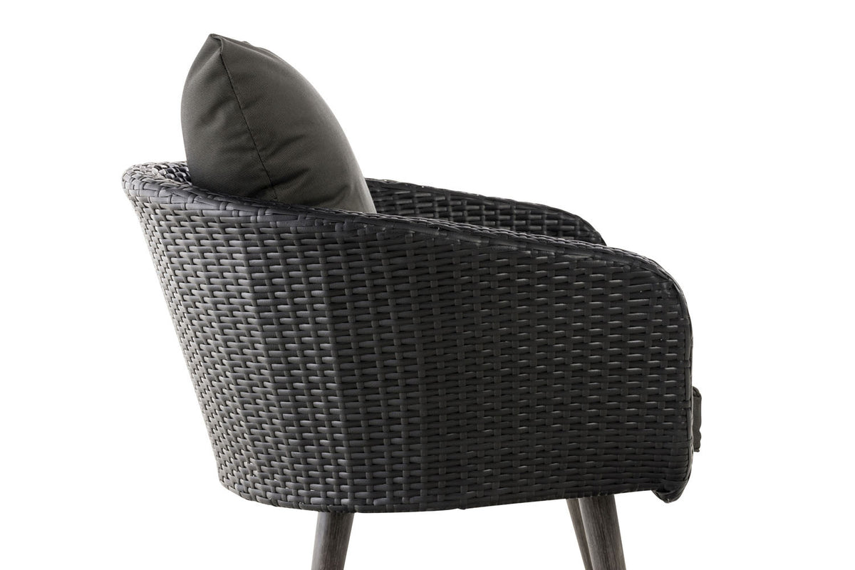 Sessel Ameland Flach anthrazit 45 cm (Dunkelgrau) – Ansicht 3