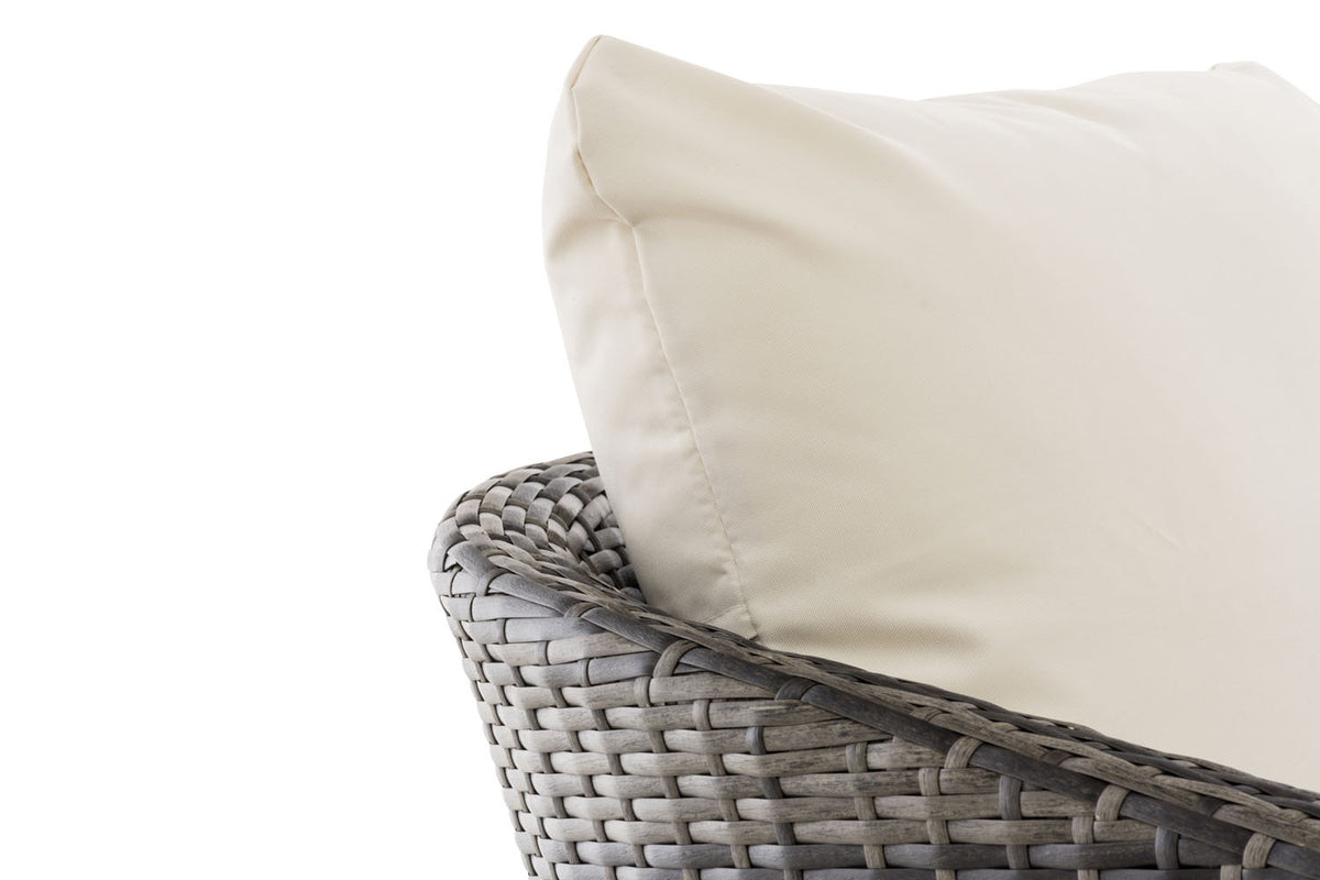 Sessel Ameland Flach cremeweiß 45 cm (Dunkelgrau) – Ansicht 16
