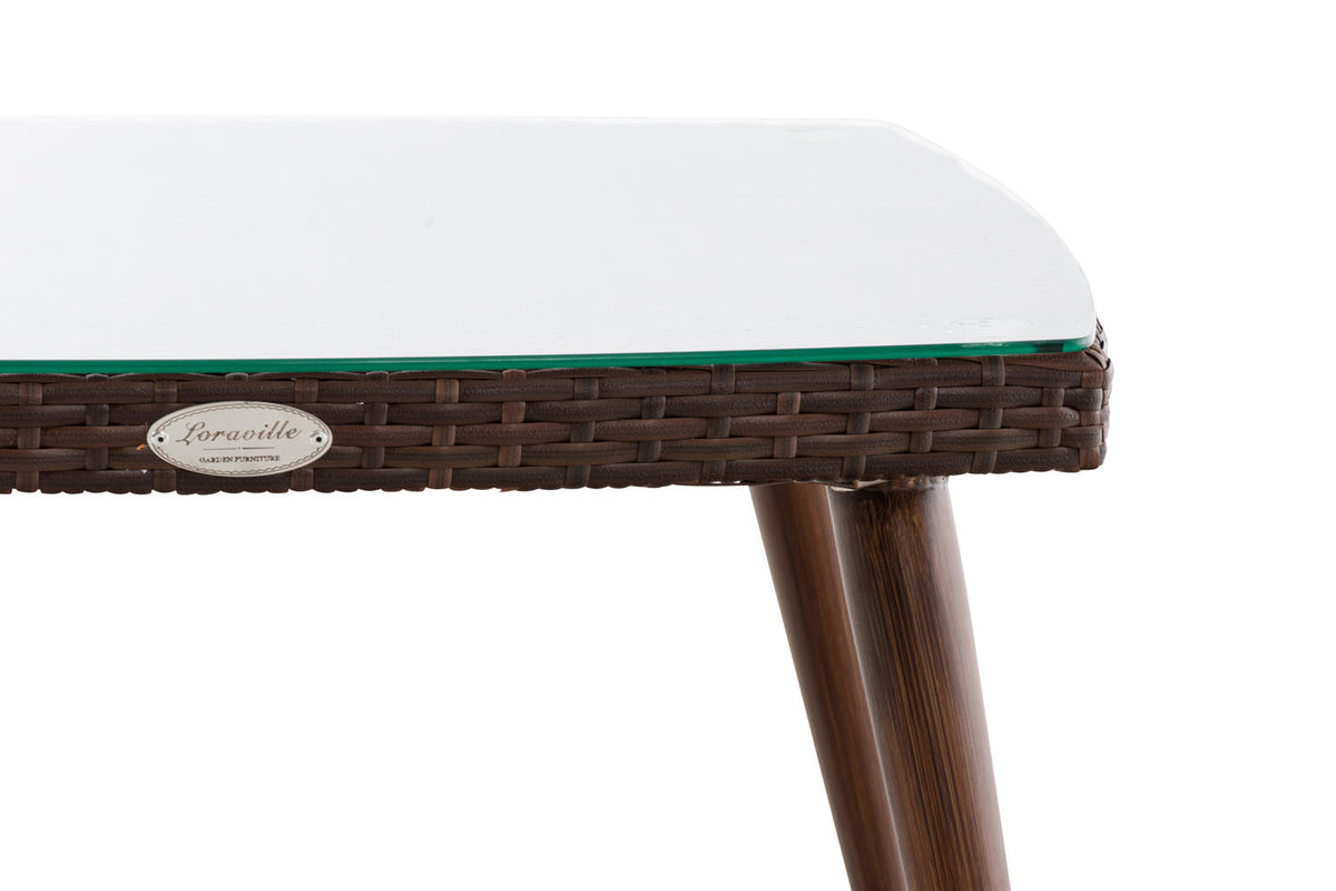 Tisch Ameland Flachrattan 35 cm – Ansicht 13