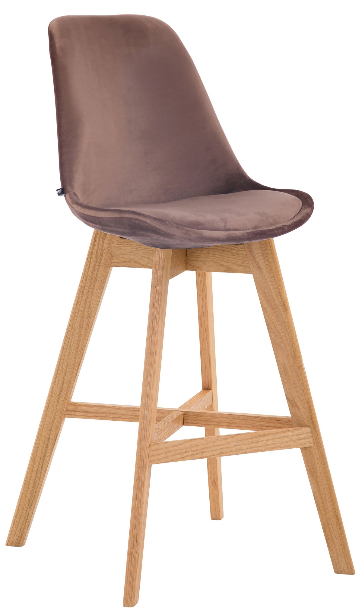 Barhocker Cannes Samt natura – Ansicht 4