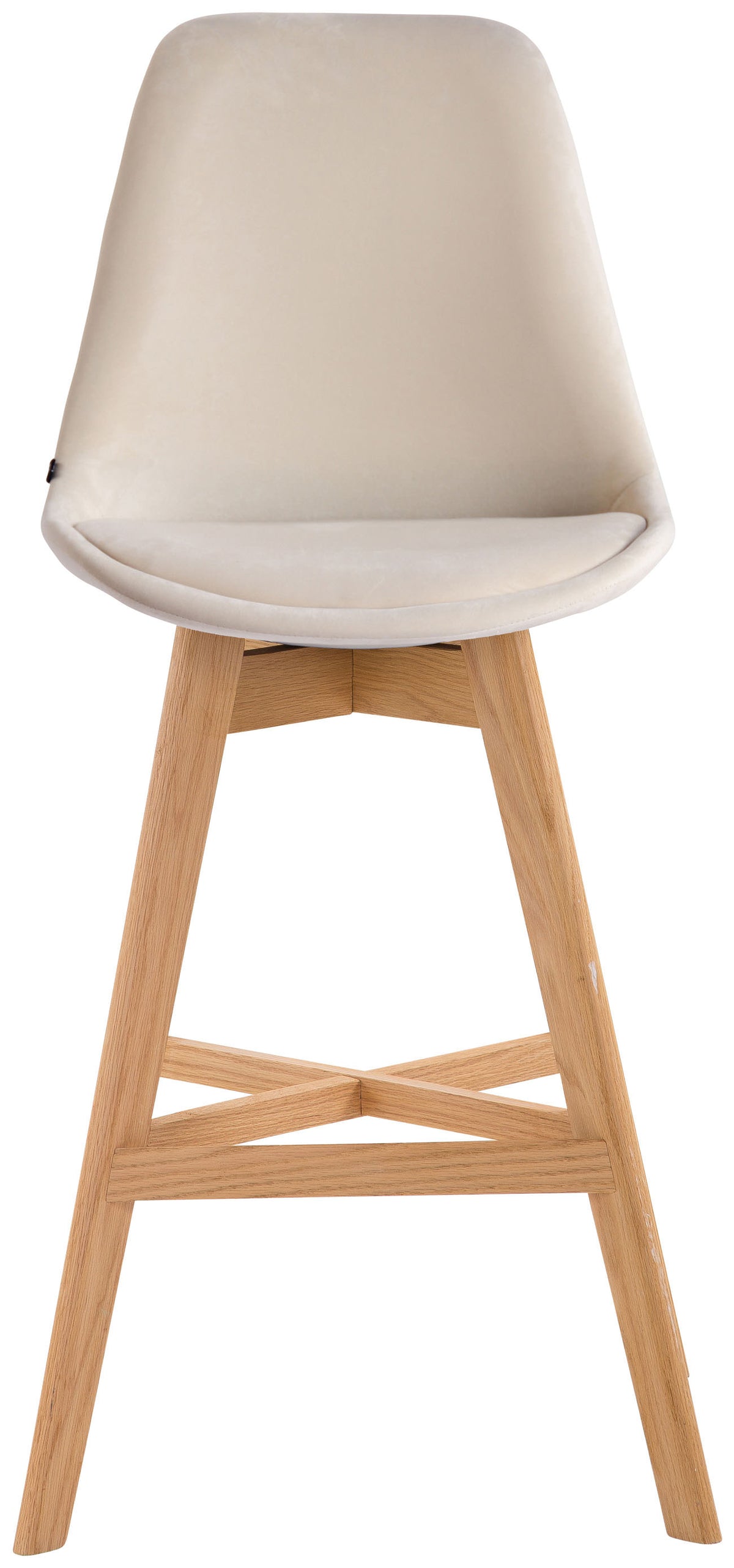 2er Set Barhocker Cannes Samt natura – Ansicht 8